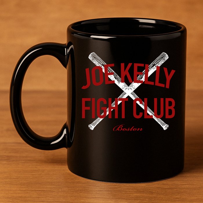 Joe Kelly Fight Club Boston 11oz C Handle Ceramic Mug