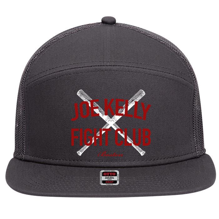 Joe Kelly Fight Club Boston 7 Panel Mesh Trucker Snapback Hat