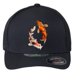 Japanese Koi Fish Flexfit Unipanel Trucker Cap