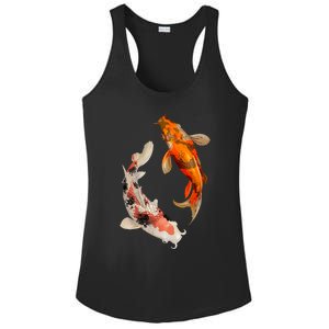 Japanese Koi Fish Ladies PosiCharge Competitor Racerback Tank