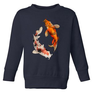 Japanese Koi Fish Toddler Sweatshirt