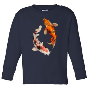 Japanese Koi Fish Toddler Long Sleeve Shirt