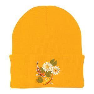 Japanese Koi Fish Japan Butterfly Carp Nishikigoi Fish Pond Knit Cap Winter Beanie