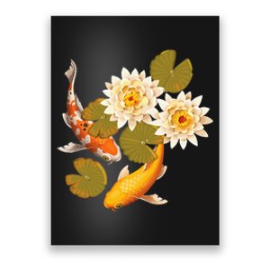 Japanese Koi Fish Japan Butterfly Carp Nishikigoi Fish Pond Poster