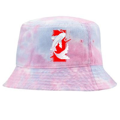 Japan Koi Fish Japanese Tattoo Tie-Dyed Bucket Hat