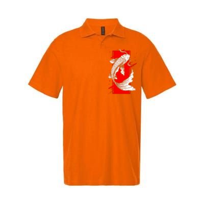 Japan Koi Fish Japanese Tattoo Softstyle Adult Sport Polo