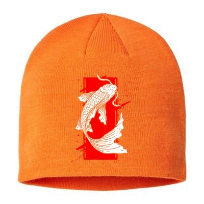 Japan Koi Fish Japanese Tattoo Sustainable Beanie