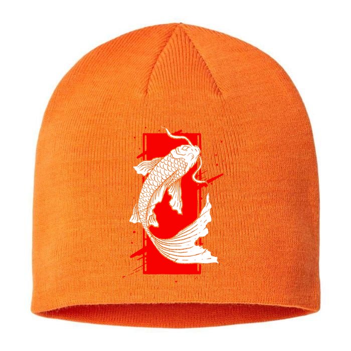 Japan Koi Fish Japanese Tattoo Sustainable Beanie