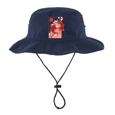 Japanese Koi Fish And Cherry Blossoms Bucket Hat