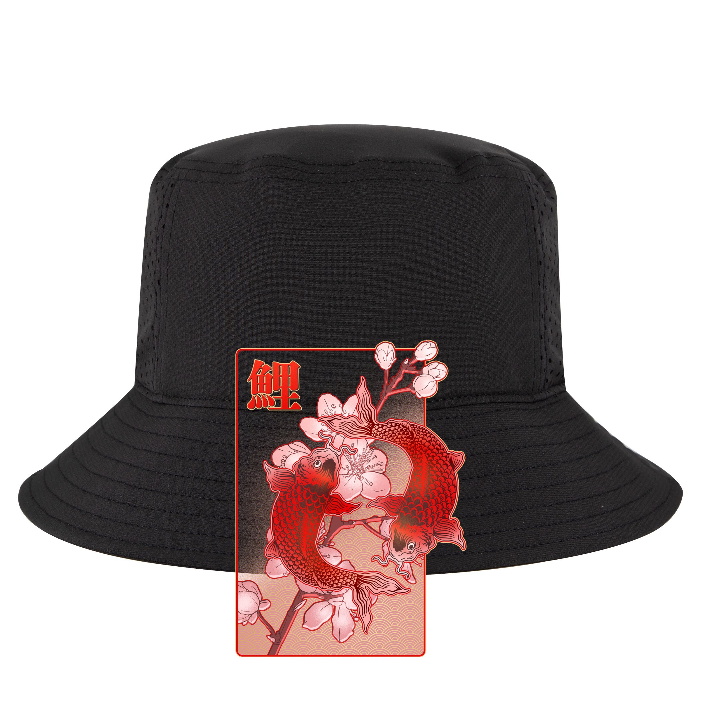 Japanese Koi Fish And Cherry Blossoms Zip Tote Bag