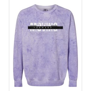 Just Keep Going Colorblast Crewneck Sweatshirt