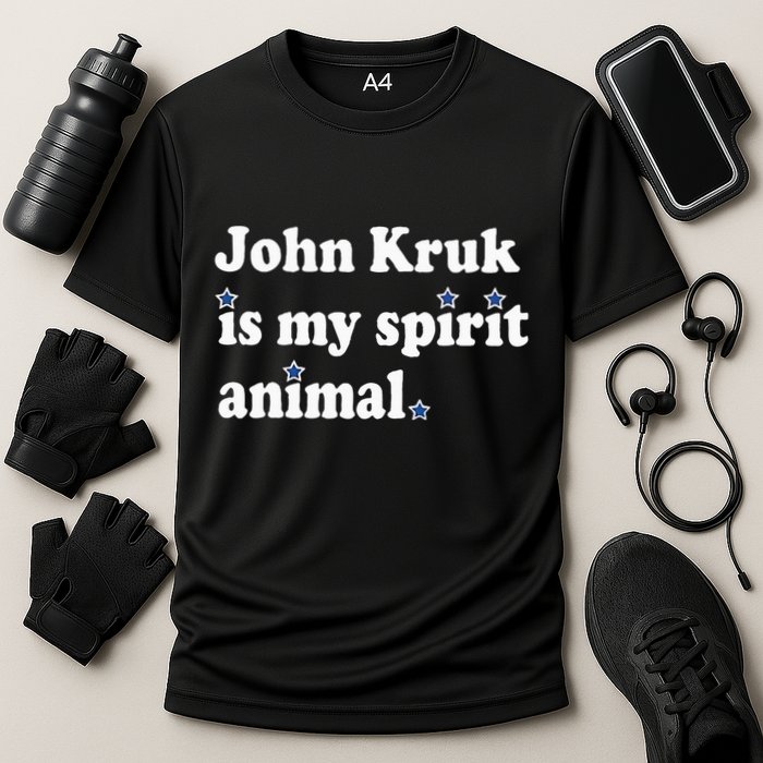 J.O.H.N K.R.U.K Is My Spirit Animal Cooling Performance Crew T-Shirt