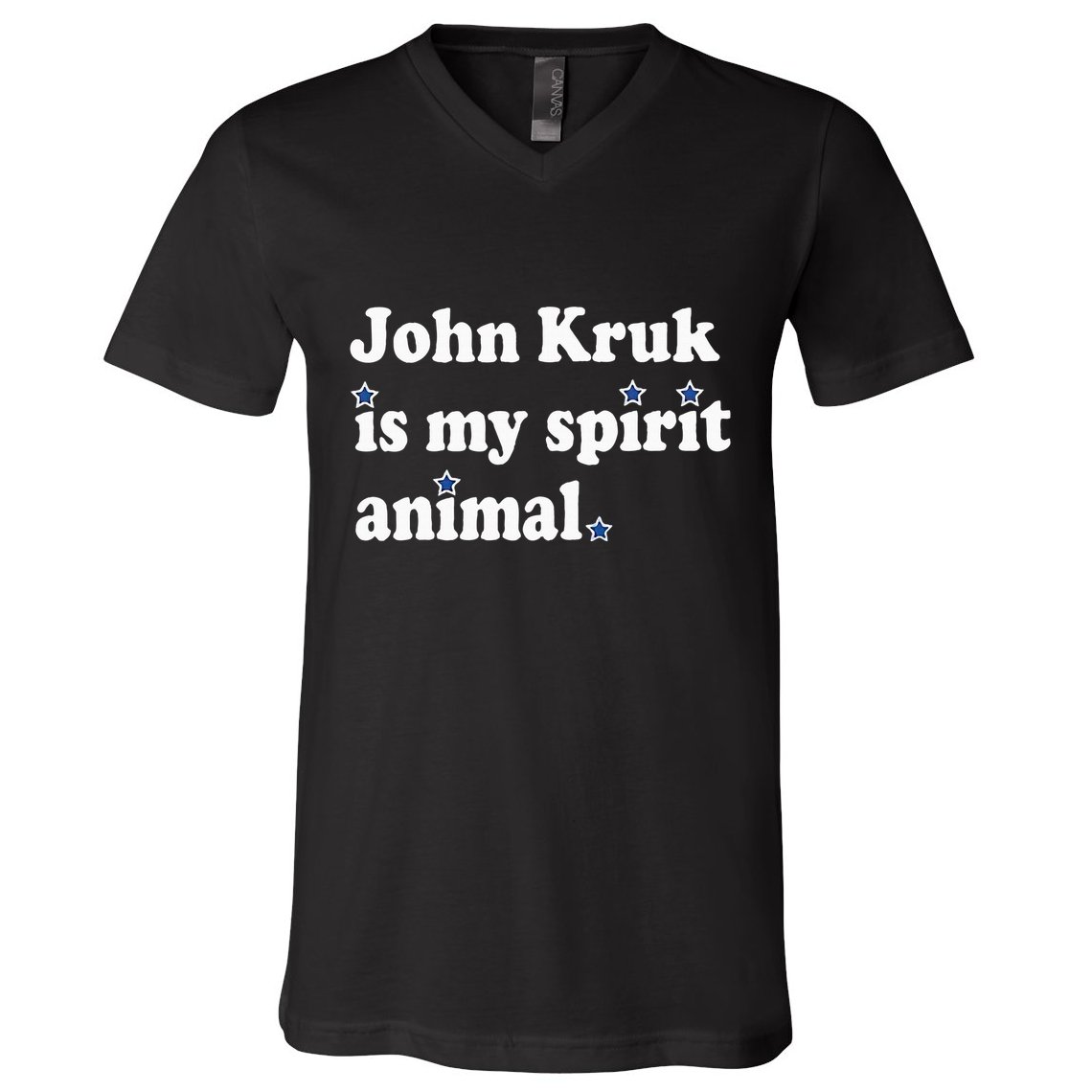 J.O.H.N K.R.U.K Is My Spirit Animal V-Neck T-Shirt