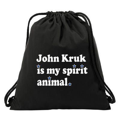 J.O.H.N K.R.U.K Is My Spirit Animal Drawstring Bag