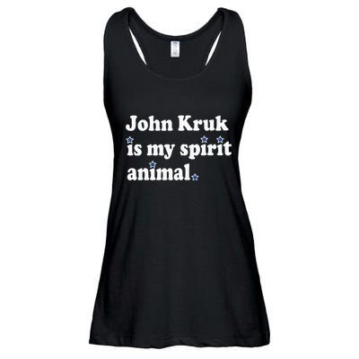 J.O.H.N K.R.U.K Is My Spirit Animal Ladies Essential Flowy Tank
