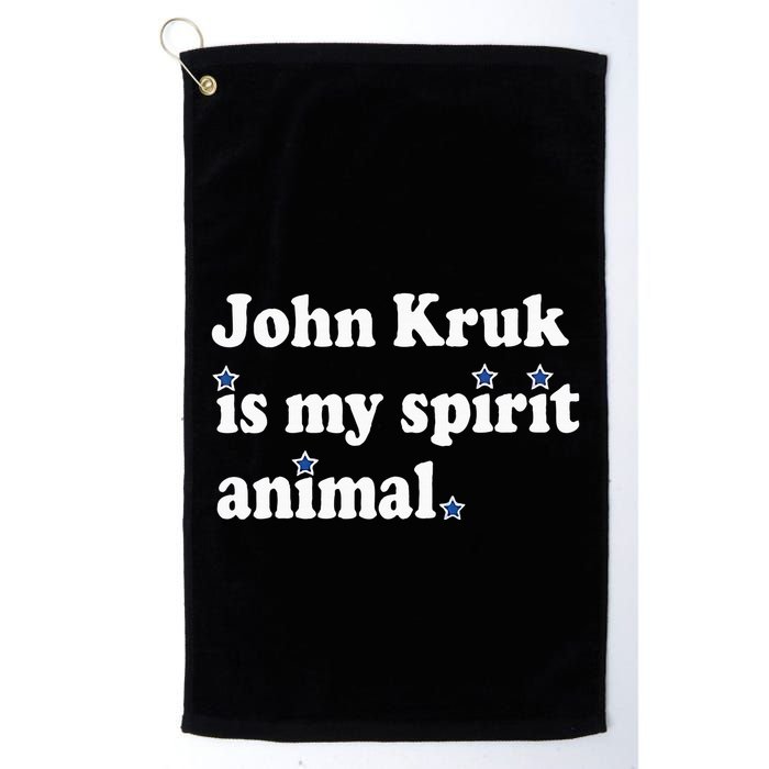 J.O.H.N K.R.U.K Is My Spirit Animal Golf Towel