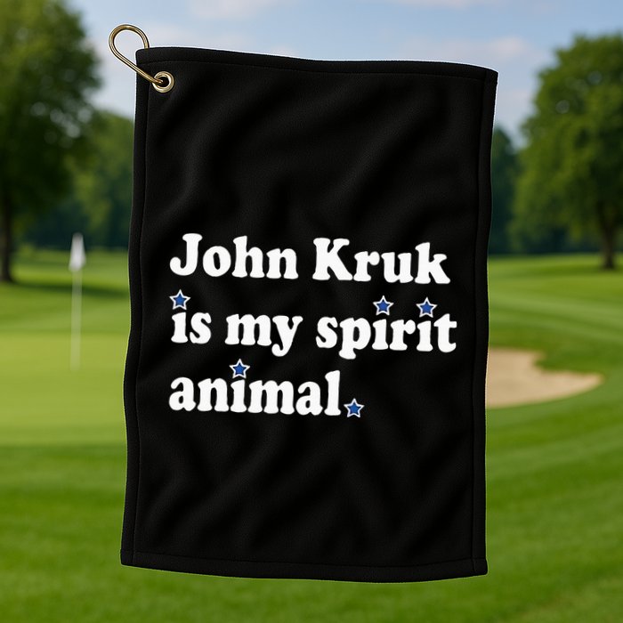J.O.H.N K.R.U.K Is My Spirit Animal Golf Towel