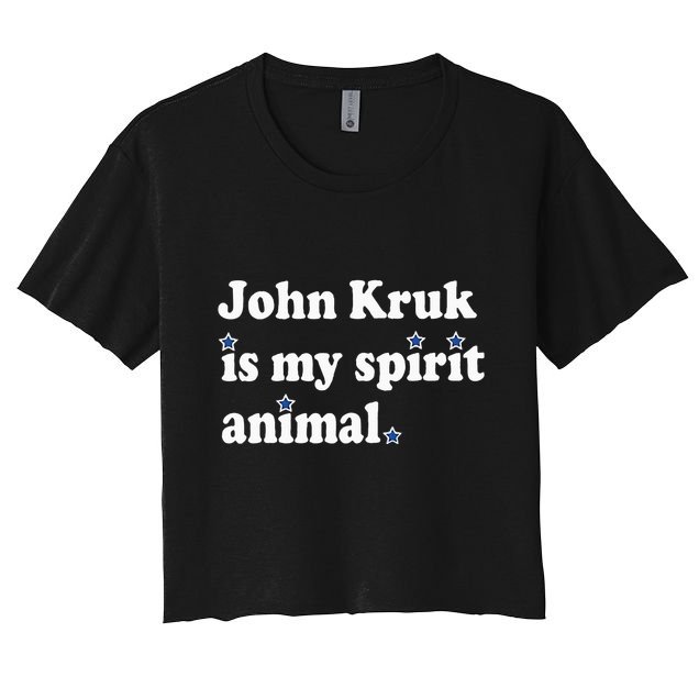 J.O.H.N K.R.U.K Is My Spirit Animal Crop Top