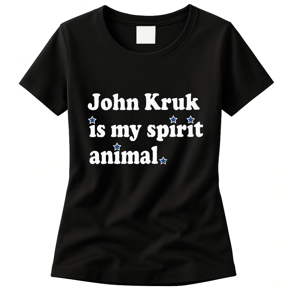J.O.H.N K.R.U.K Is My Spirit Animal Womens T-Shirt