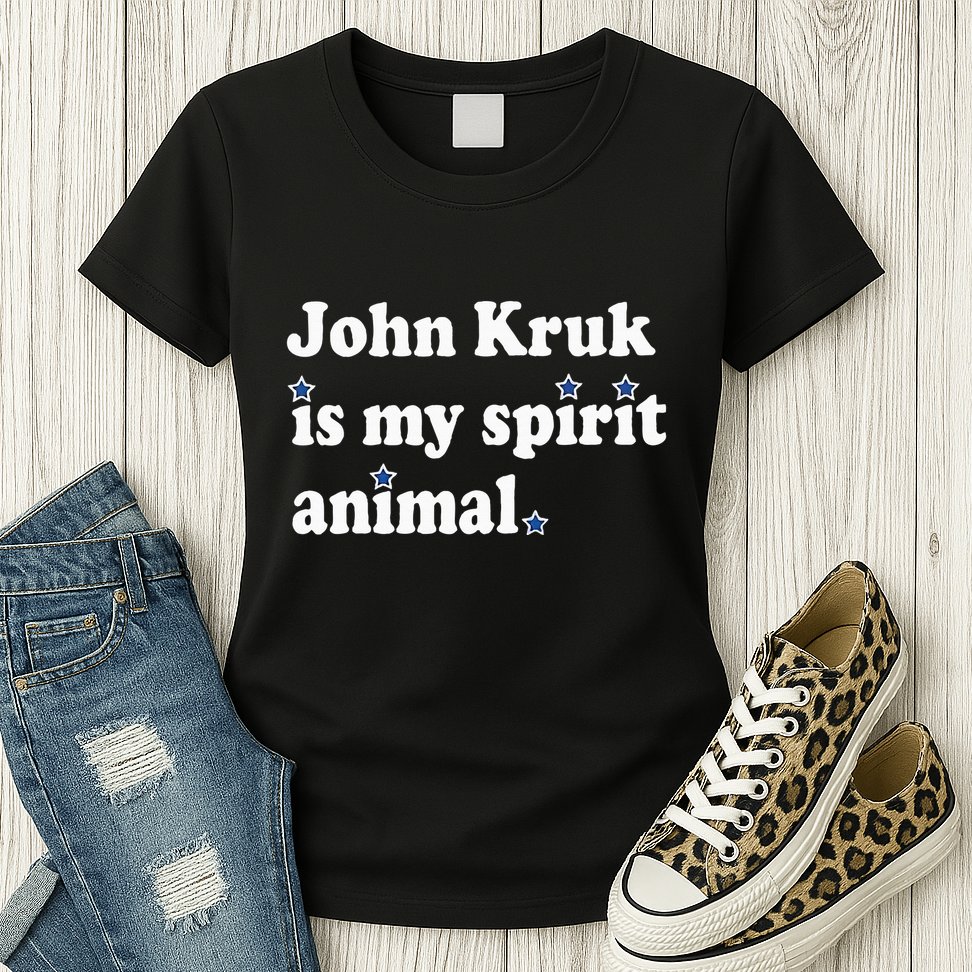 J.O.H.N K.R.U.K Is My Spirit Animal Womens T-Shirt
