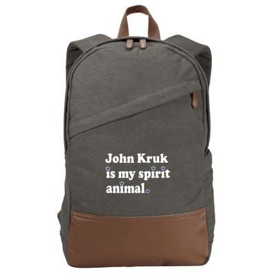J.O.H.N K.R.U.K Is My Spirit Animal Cotton Canvas Backpack
