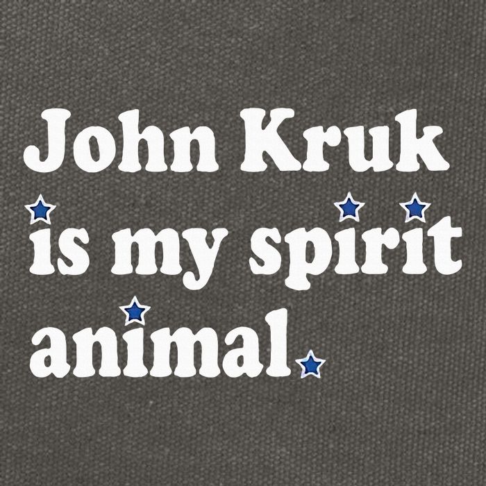 J.O.H.N K.R.U.K Is My Spirit Animal Cotton Canvas Backpack