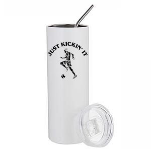 Just Kickin It Stainless Steel Tumbler