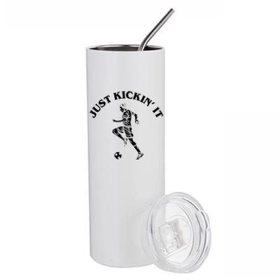 Just Kickin It Stainless Steel Tumbler