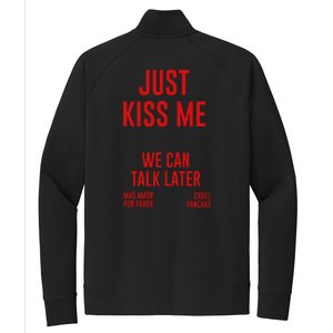 Just Kiss Me Stretch Full-Zip Cadet Jacket