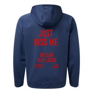 Just Kiss Me Performance Fleece Hoodie