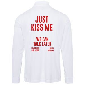 Just Kiss Me Performance Long Sleeve Polo