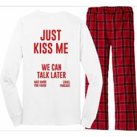 Just Kiss Me Long Sleeve Pajama Set