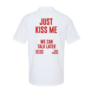 Just Kiss Me Softstyle Adult Sport Polo