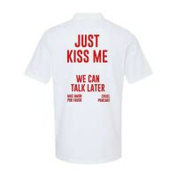 Just Kiss Me Softstyle Adult Sport Polo