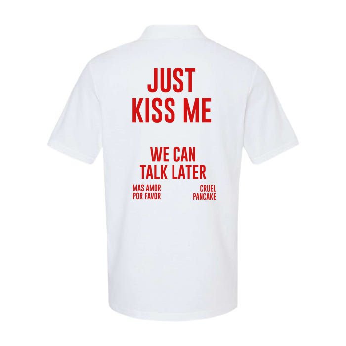 Just Kiss Me Softstyle Adult Sport Polo