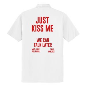 Just Kiss Me Dry Zone Grid Polo