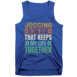 Jogging Keeps My Life Together Funny Running Humor Runner Gift Tank Top