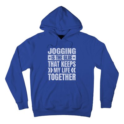 Jogging Keeps My Life Together Running Funny Runner Humor Great Gift Hoodie