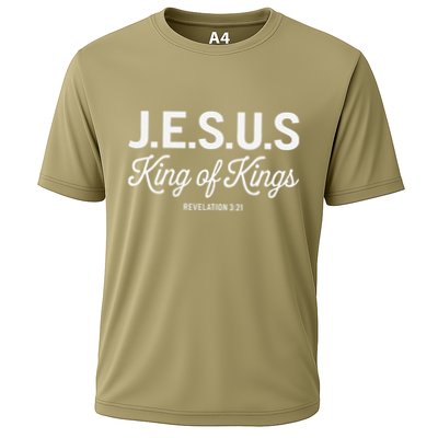 Jesus King Of Kings Revelation 3 21 Performance Shirt