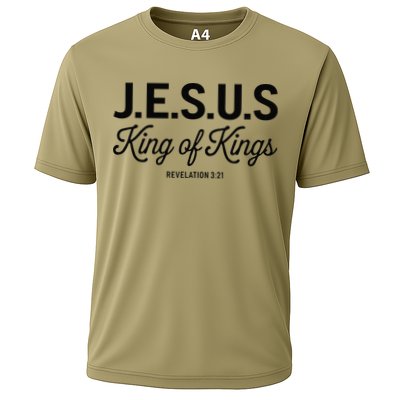 Jesus King Of Kings Revelation 3 21 Performance Shirt