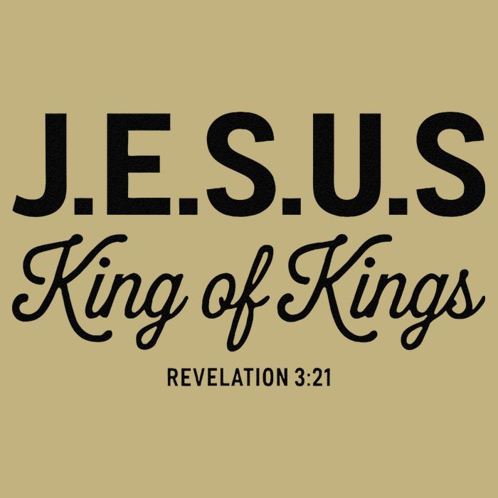 Jesus King Of Kings Revelation 3 21 Sustainable Beanie