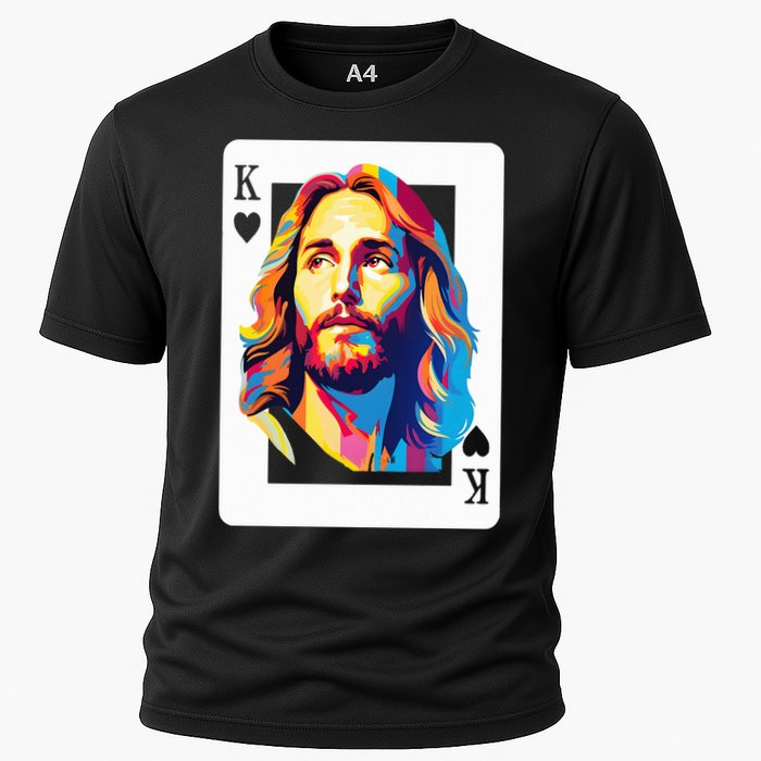 Jesus King Of Hearts Kings Of Kings Christian Playing Cards Christ Performance Shirt