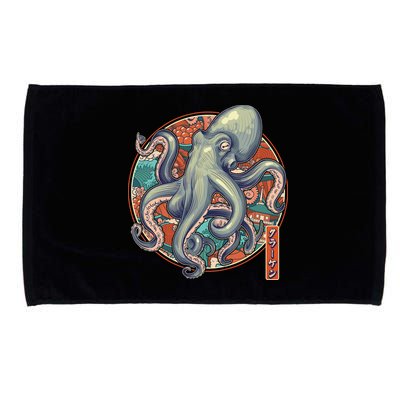 Japanese Kracken Octopus Monster Microfiber Hand Towel