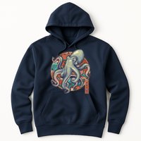 Japanese Kracken Octopus Monster Hoodie