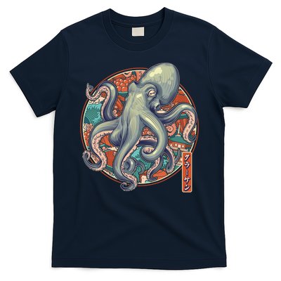 Japanese Kracken Octopus Monster T-Shirt