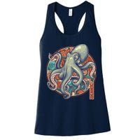 Japanese Kracken Octopus Monster Womens Tank Top