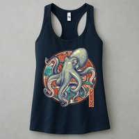 Japanese Kracken Octopus Monster Womens Tank Top