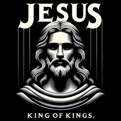 Jesus King Of Kings Jesus Funny Graphic T-Shirt