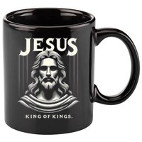 Jesus King Of Kings Jesus Funny Graphic 11oz C Handle Ceramic Mug