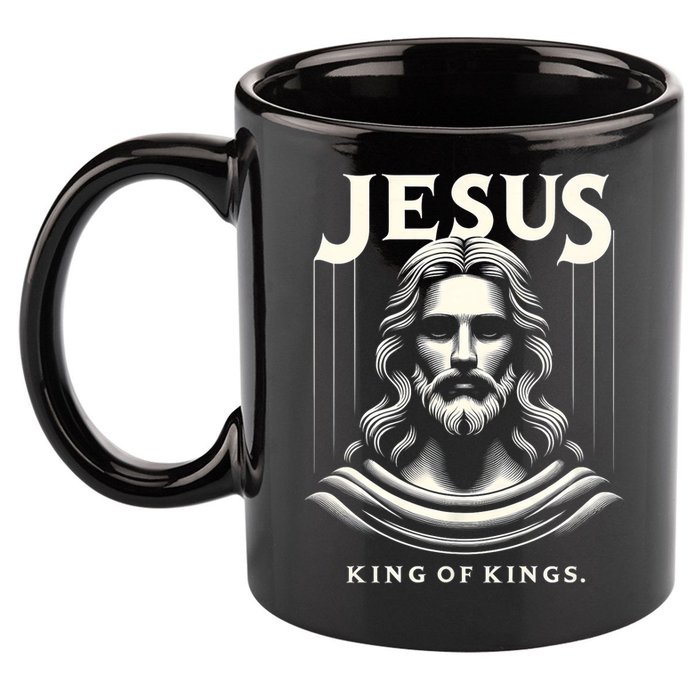 Jesus King Of Kings Jesus Funny Graphic 11oz C Handle Ceramic Mug